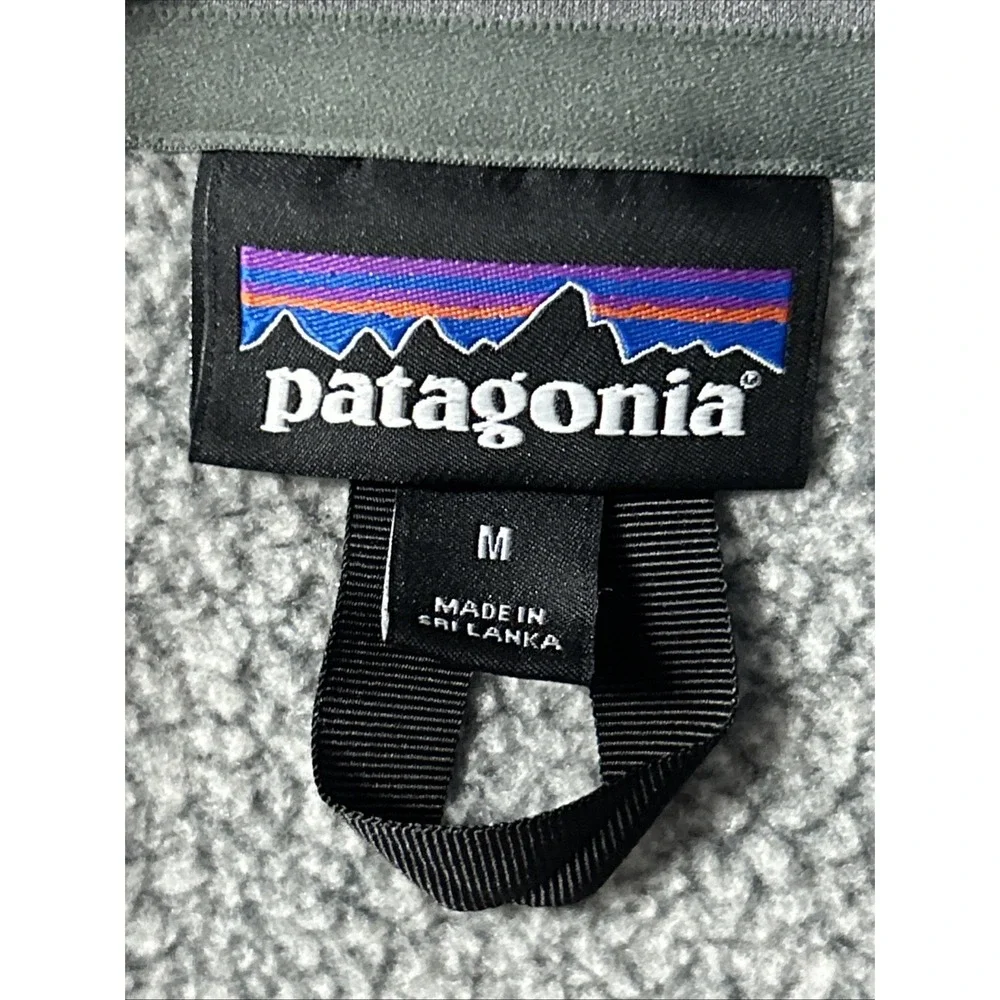 Patagonia Men's Full Zip Better Sweater Jacket Gray 25527 Sz Med NO Pilling